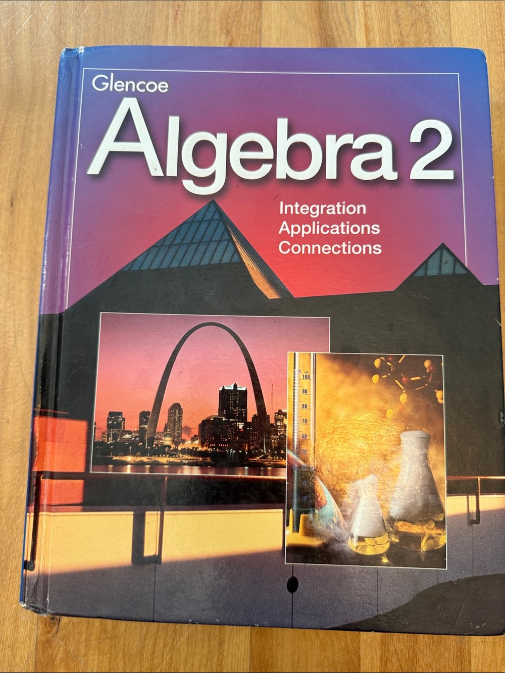 Glencoe Algebra 2 Textbook - Purple & Black Cover